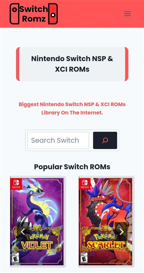 roms Nintendo Switch download